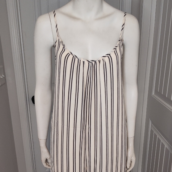 Striped Baggy Jumpsuit - Picture 2 of 9